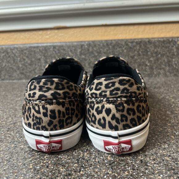 Vans Deluxe Comfort Classic Slip On Skater Shoes Cheetah Print Women's 8 Sneaker - Picture 9 of 11